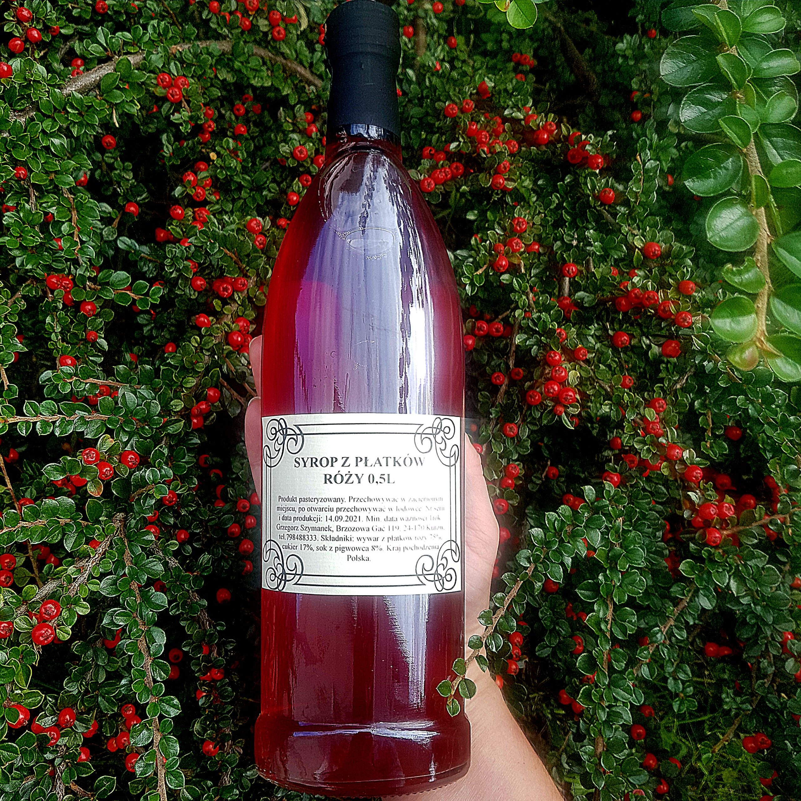 Syrop z płatków róży 0,5 l - obrazek 2