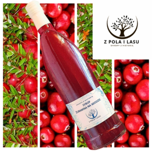 Syrop żurawina na miodzie 0,5l