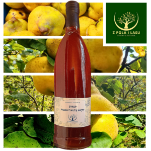 Syrop z pigwy z nutą mięty 0,5 l