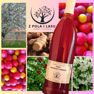 Syrop imbir z mirabelką 0,5 l