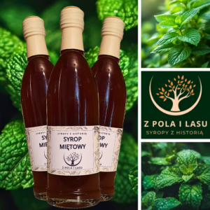 Syrop miętowy - Z Pola i Lasu. Syropy naturalne z historią.